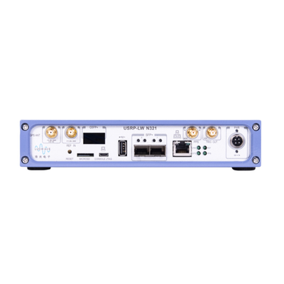 Έττους USRP N321 Συμφωνητικό. 2 Δίαυλοι TX/RX, RF 3 MHz-6 GHz, 200 MHz BW κάθε ένα, 1 × QSFP+, 2 × SFP+, 1 × RJ45, USRP Software Defined Radio Device.